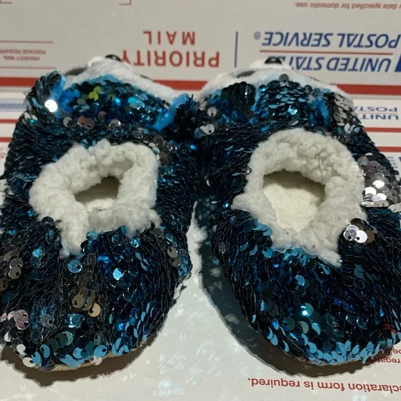 Ty Fashion Beanie Baby Slush Sequin Slippers - Picture 4 of 8